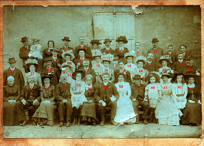 Mariage Joseph BEYS - Clémentine CHAGNON à Saint-Saturnin (Cher) 1909 - Entraide 